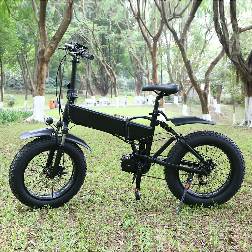 Bafang 48v 1000w Bbshd Mid Motor 20 Inch Folding Snow Fat Electric ...