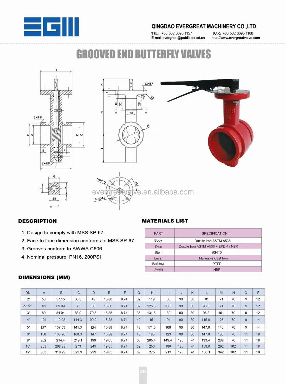 Grooved End Butterfly Valve With Lever Buy Butterfly Valvegrooved Butterfly Valvbutterfly Valve With Lever Product On Alibabacom