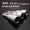 65mm length electric magnetic screw nut driver impact hex metric wrench socket bit