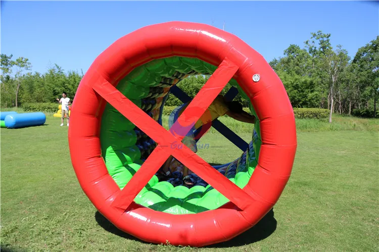 giant inflatable roller wheel