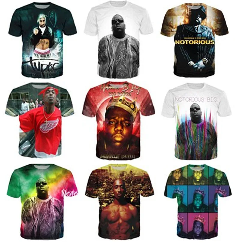 Camisa 2pac de los clientes - Compras en línea Camisa 2pac