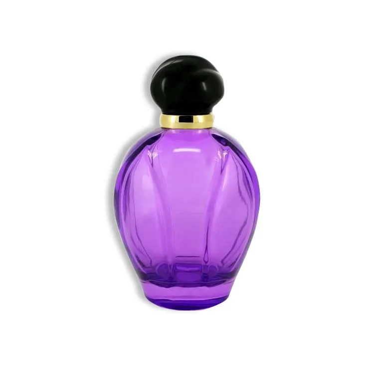 dark purple perfume bottle