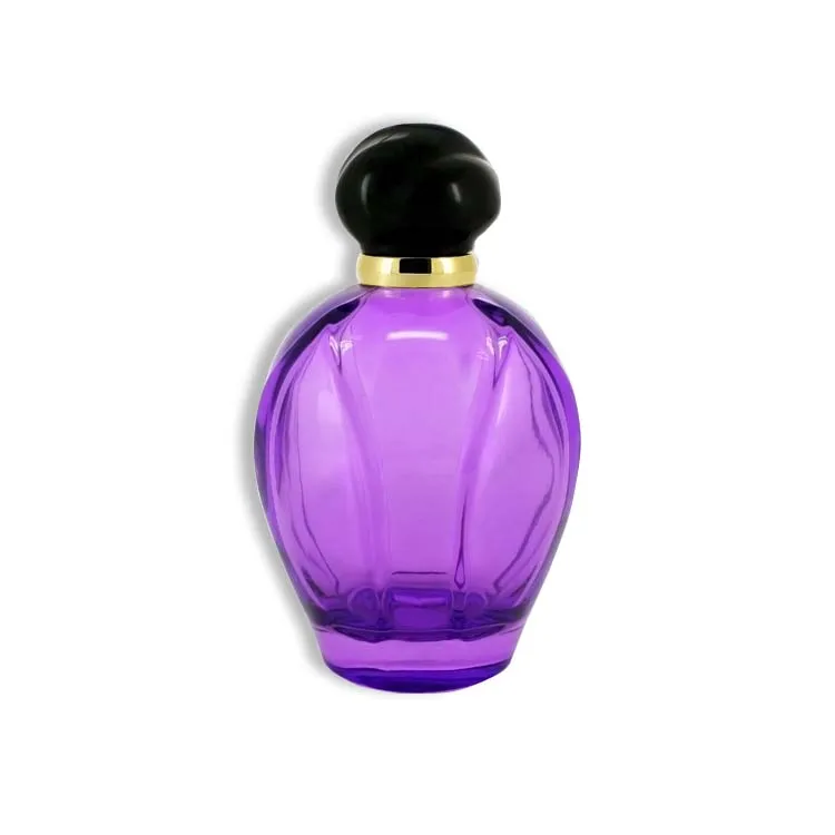 perfume in dark purple bottle