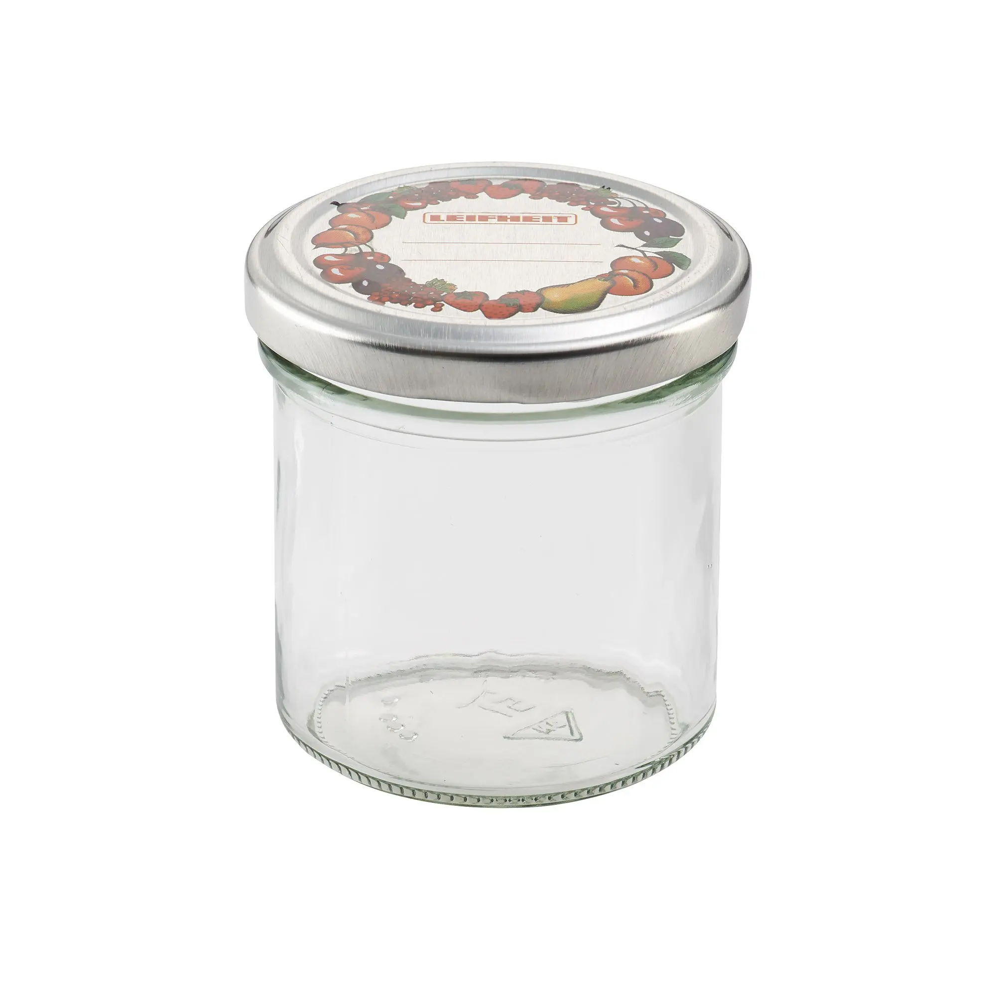 1//2 Pint Clear Anchor Hocking Home Canning Jars with Metal Lids /& Rings