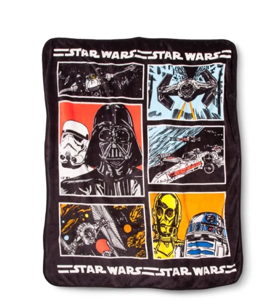 star wars plush blanket