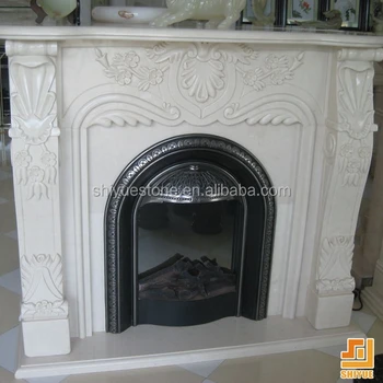 China Factory Cheap Electric Stone Fireplace Marble Indoor Used