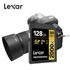 Lexar Professional 2000x SD Card 32GB 128GB up to 300MB/s Memory Card U3 V90 Class 10 UHS-II reader Flash SD Cards For Camera