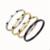 316L stainless steel custom gold bangle jewelry women charm bracelets bangles jewelry gold bracelet/bangle image