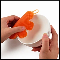 silicone cleaning sponge