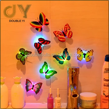 Wholesale Mini Lively Butterfly Valley Decorative Plug In Fancy