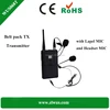 Wireless Tour Guide Transmitter with Headset microphone for teaching and training