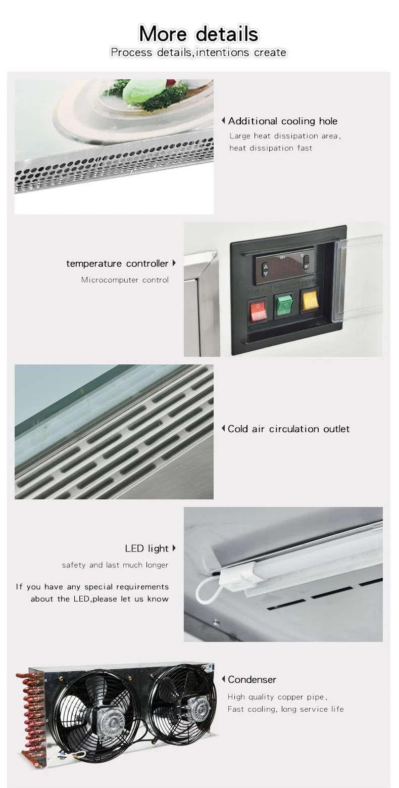 Portable Ice Cream Freezer Mini Ice Cream Counter Cart Freezer