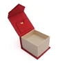 2019 Custom Wholesale Magnet Art Paper Cardboard Jewelry Box With Velvet Insert