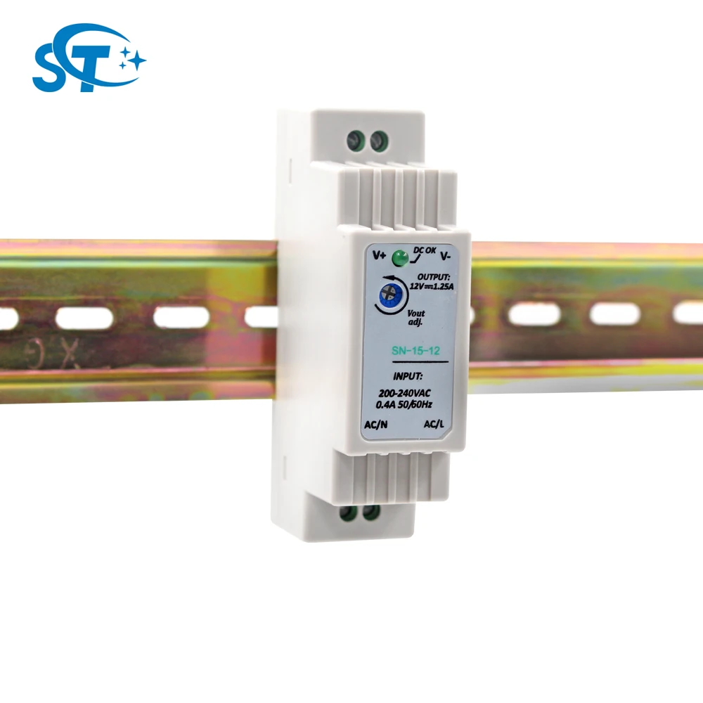 Low Voltage Indoor Lighting Transformer Power Supply Din Rail Sn1524