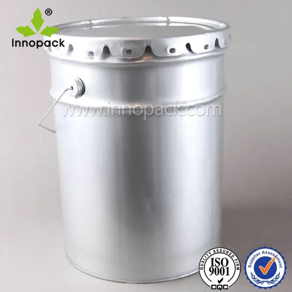 Custom Printed 20l 5 Gallon Stainless Steel Pail With Lid Buy