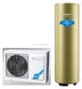 China Domestic Series air source water heater 5.5kw with 260L round water tank Split type