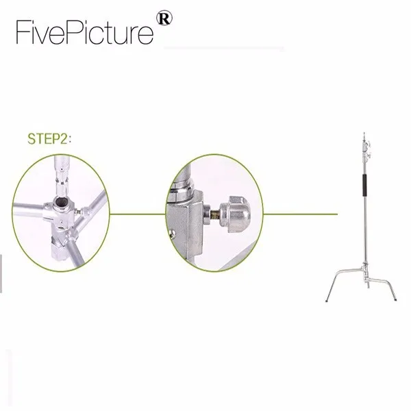 3m Pro Photo Studio 10ft Heavy Duty C Stand With Arm Boom Light Stand