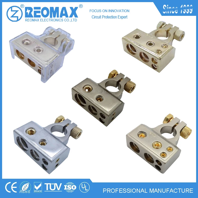 Brass Zinc Alloy Battery Terminal Car Audio Automotive 1.5v Battery