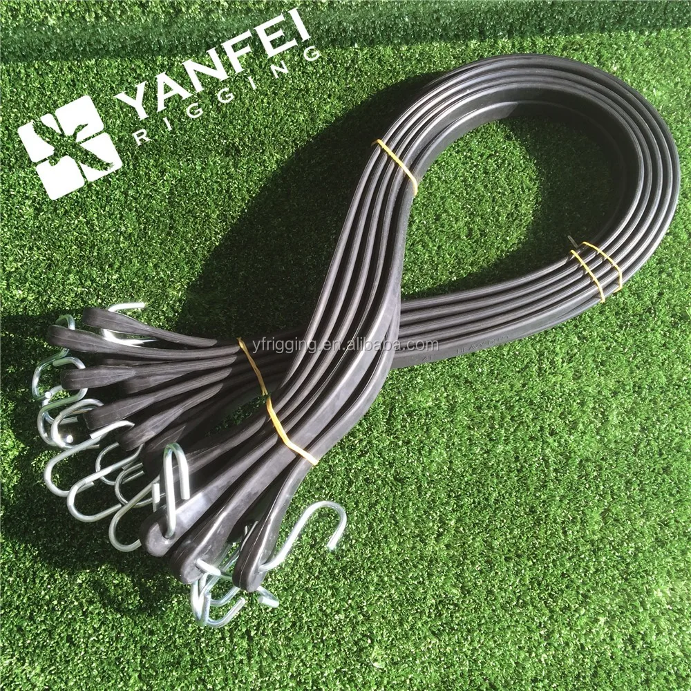 Epdm Rubber Tarp Strap Tie Down Strap With "s" Hooks Buy Epdm Rubber