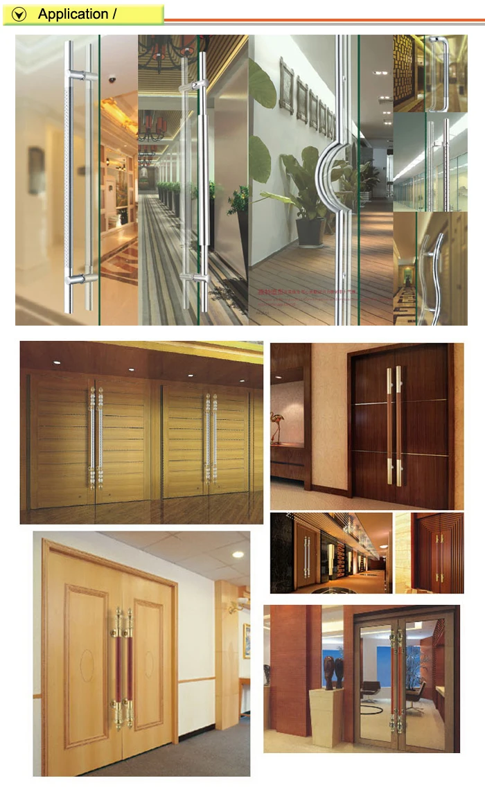 Hot Selling Tempered Glass Door Handle Acrylic Door Handle For Glass