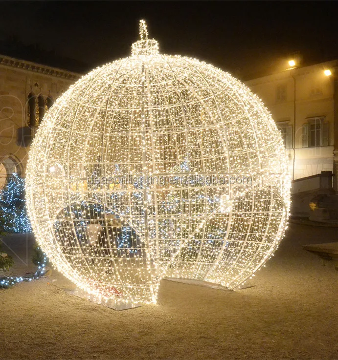 Led Sphere Ball Light - Buy Large Outdoor Christmas Balls Lights,Giant ...