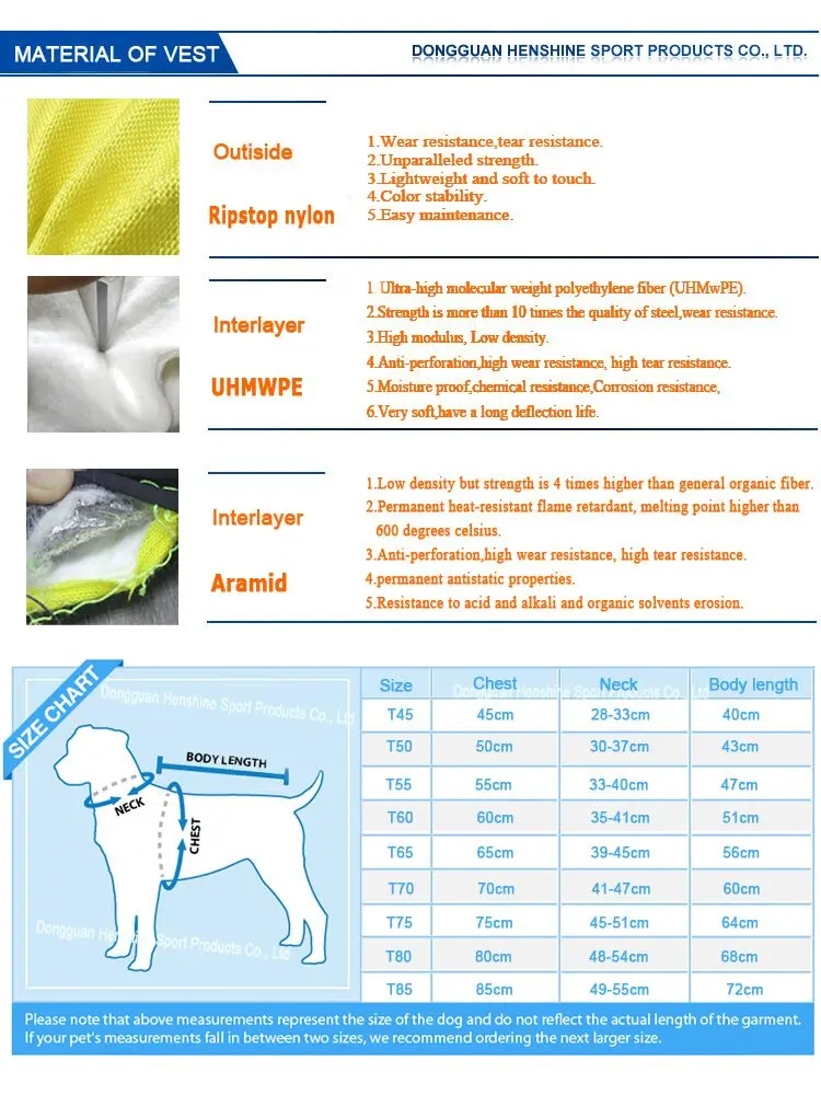 Reflective Hunting Dog Vest