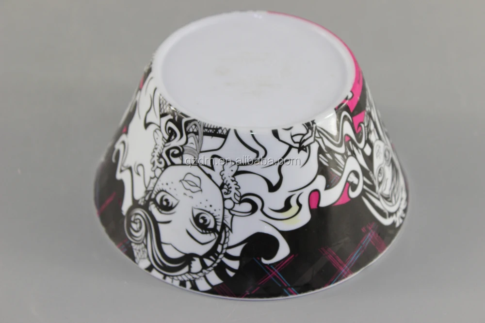 Halloween Melamine Bowl,Double Face Print Plastic Bowls
