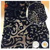 Ultra Soft Black mesh Velvet embroidery wedding indian fabric wholesale