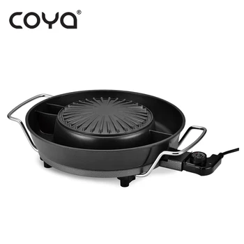 Portable Non Stick Coating Electric Bbq Grill Pan With Full Gl Portable Non Stick Coating Electric Bbq Grill Pan With Full Gl Lid