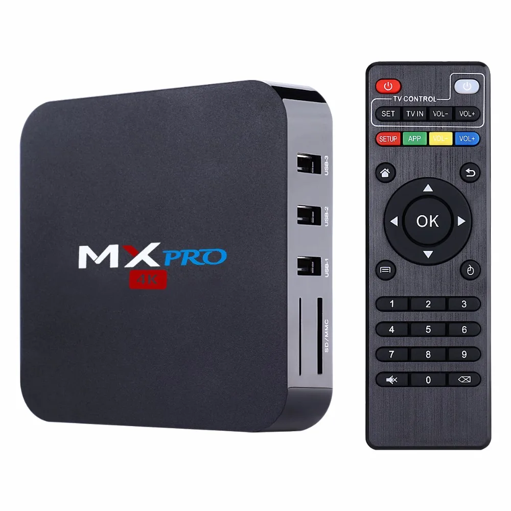 Wechip Mx Pro 4k Amlogic S905 Quad Core Android 5.1 Tv Box 4k 16.0 Wifi ...