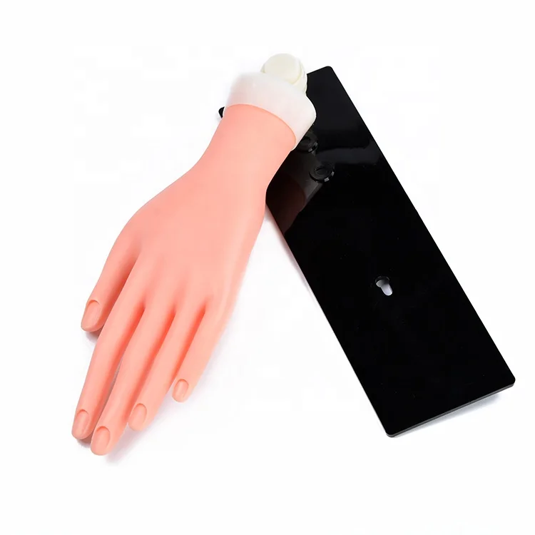 pvc soft rubber fake hand manicure