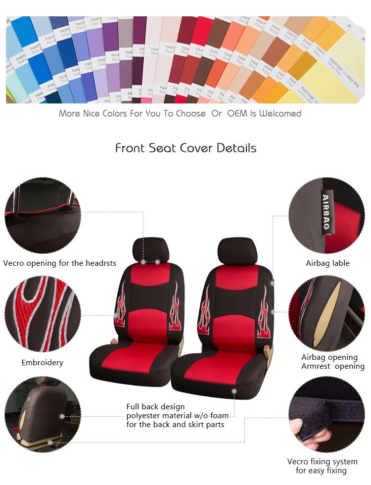 Customized Four Seasons Stretchy Car Seat Cover Set Buy Car Seat