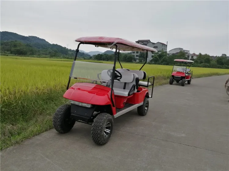 4 seaters electric golf cart