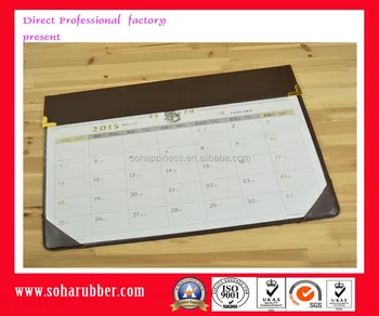 Leather Desk Pad Calendar