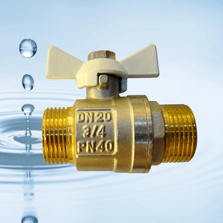 Pn30 90 Degree Thread Hollow Locking Handle Small Brass Ball Float