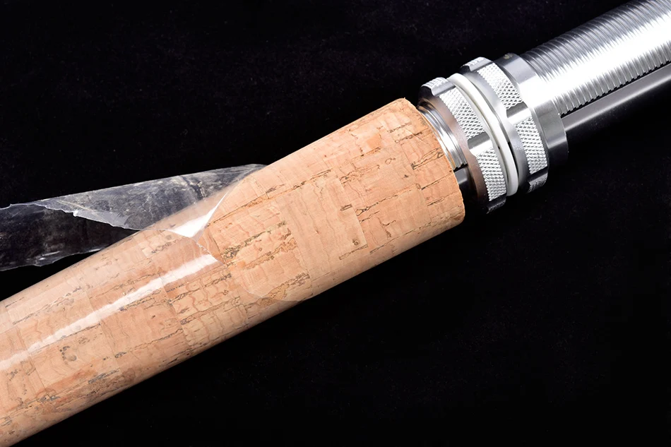 7'6" Catfish Fishing Rod Casting Grip Single Section Mh Cork Handle