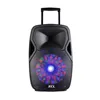 Rechargeable Wireless 15 inch Trolley Speakers System, Recording Ability, MP3/USB/TF/FM Radio/ Karaoke Function