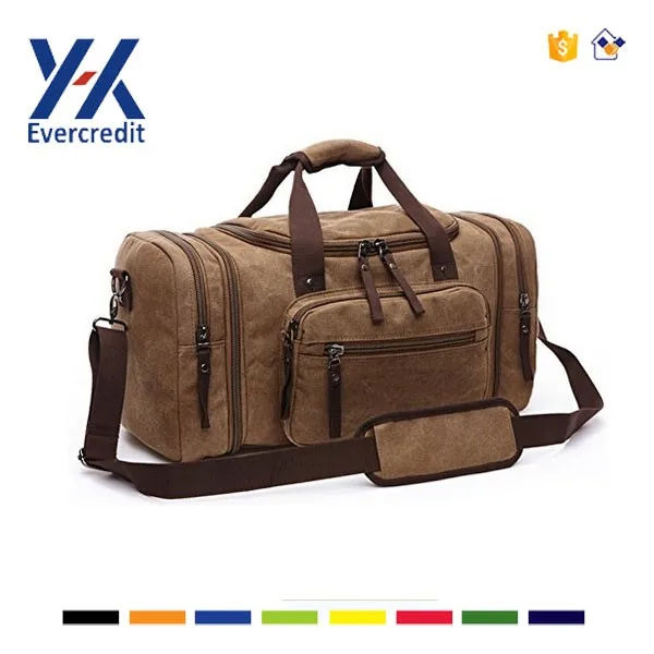 China Supplier Factory Price Canvas Custom Duffle Bag