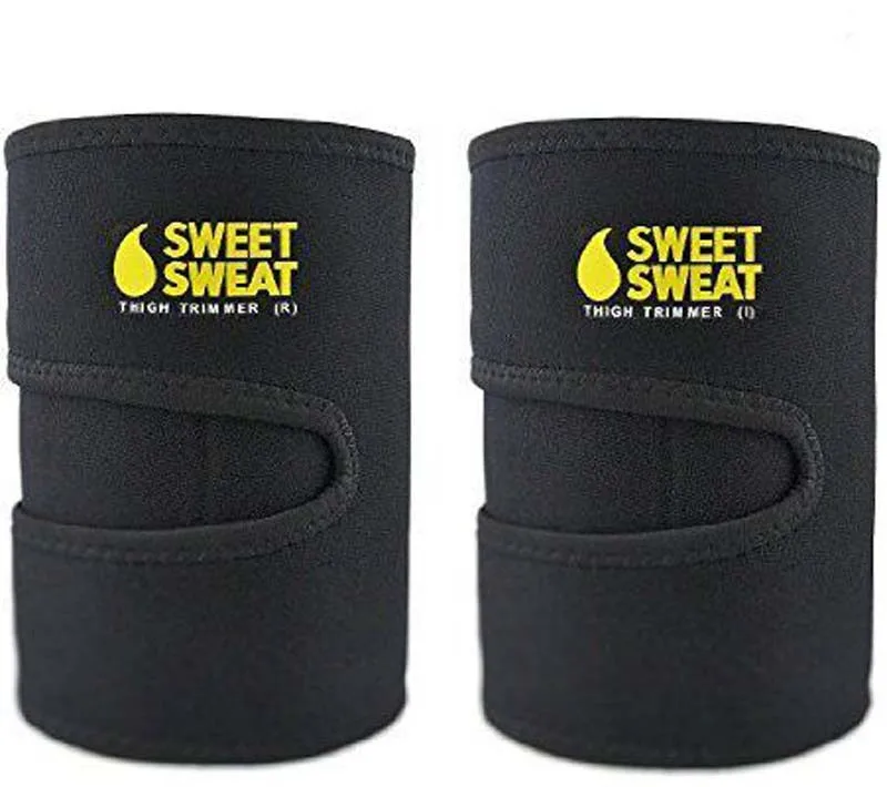 New Woman Leg Shaper Sauna Sweat Thigh Calories off Warmer Slender Slimming Legs Fat Thermo Neoprene Compress Massage Belt