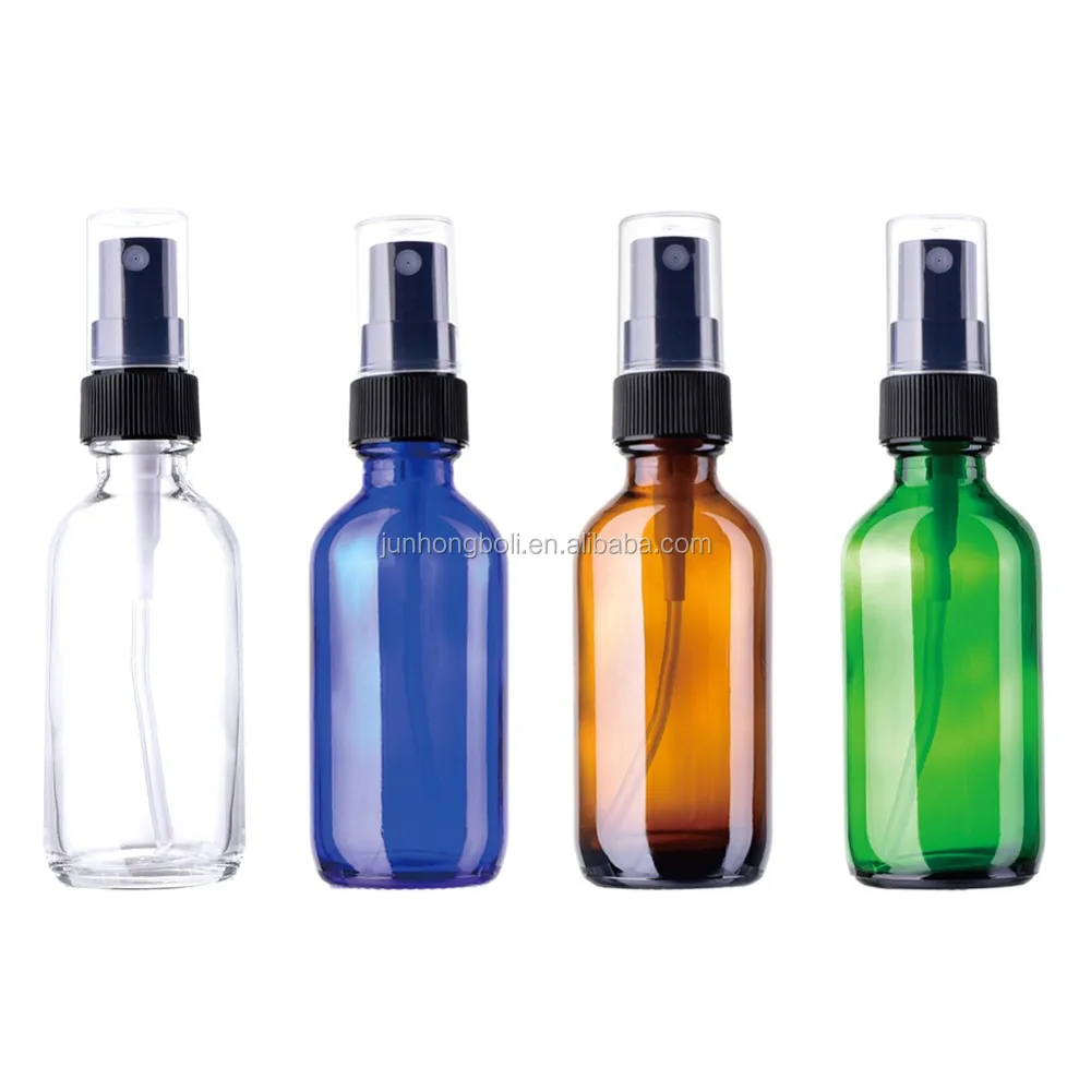 Junhong Amber Glass Essential Oil Bottles 100 Ml Spray Bottle Black