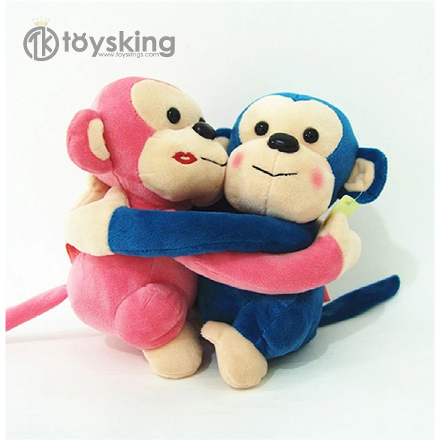 valentine's day monkey stuffed animal