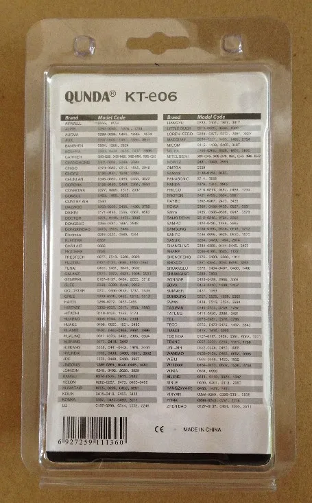 High Quality Universal Air Condition Remote Controller for A/C