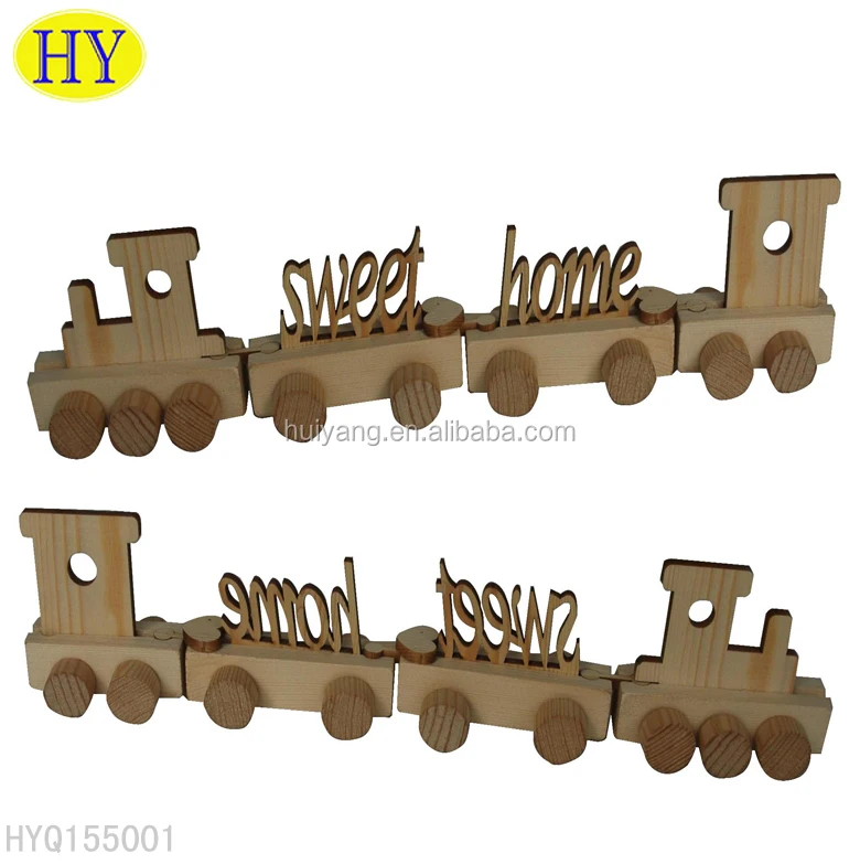 wooden train letters wholesale