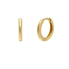 New arrivals women fashion 925 sterling silver 18K gold plated color simple hoop earrings