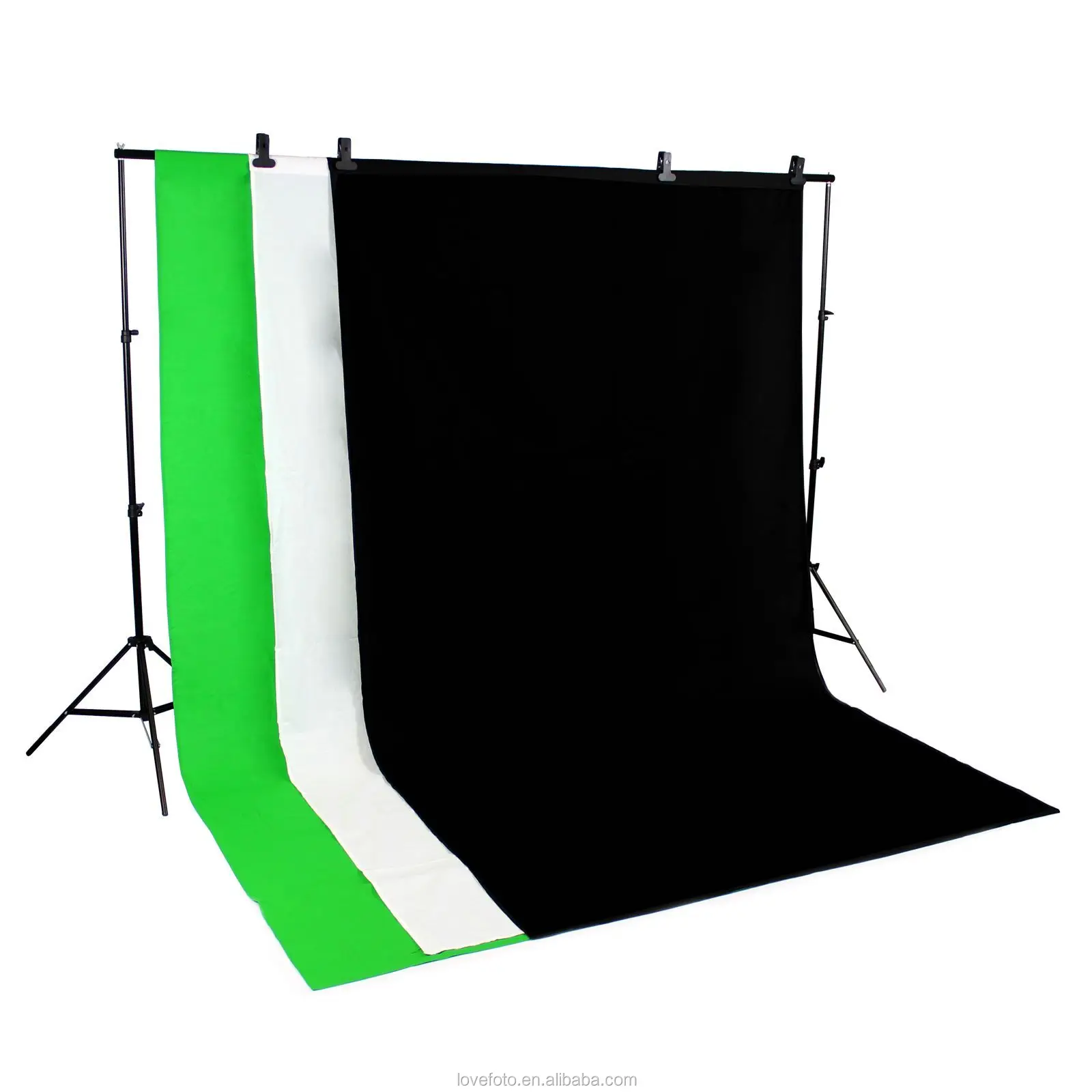 3x6M Black Muslin 100%Cotton Backdrop Photography Studio Background Screen Photo 