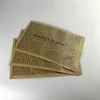 Three side heat sealing zipper customize washable kraft paper bag wholesale for packing computer bag