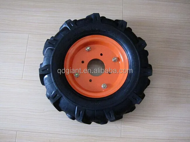(4.00-8) Pneumatic Agricultural Rubber Wheel with Steel Rim for Wheelbarrow