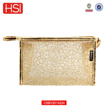 Rose Gold Transpa Pvc Cosmetic Bags With Zipper Bag Wit Product On Rose Gold Transpa Pvc Cosmetic Bags With Zipper Bag Wit Product On