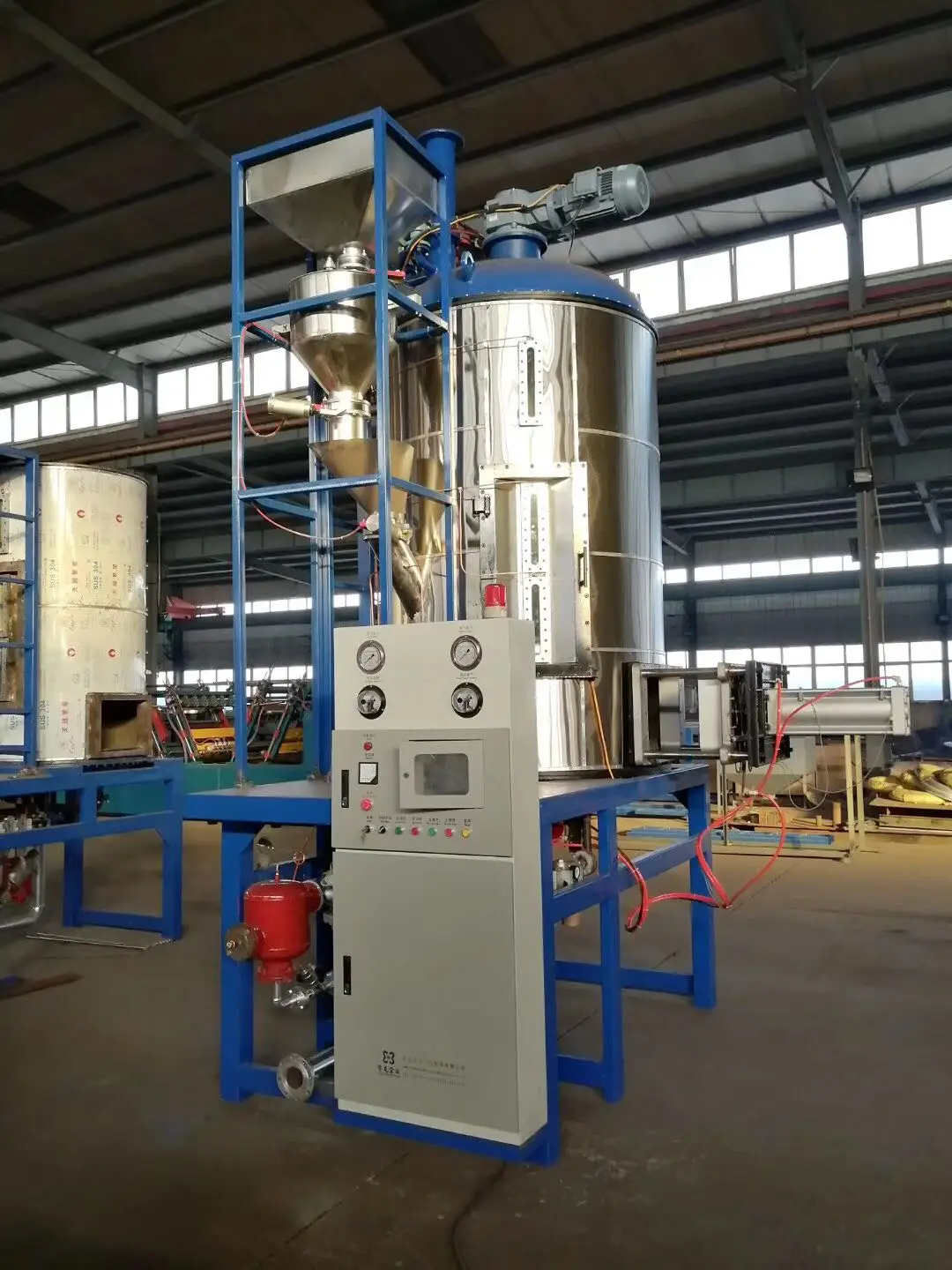 Eps Beads Filling Expandable Polystyrene Foaming Coating Expander