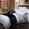 High Quality Luxury Egyptian Cotton Sateen Jacquard Pattern Bed Linen Sheets